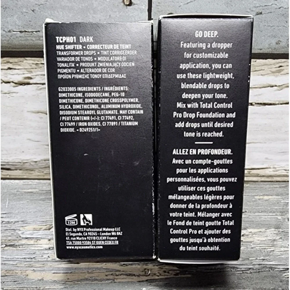 NYX Professional Makeup Total Control Pro Drop Foundation Hue Shifter Dark
